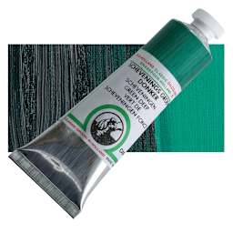 Old Holland Classic Oil Color - Scheveningen Green Deep, 40 ml tube and swatch