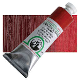 Old Holland Classic Oil Color - Scheveningen Purple Brown, 40 ml tube and swatch