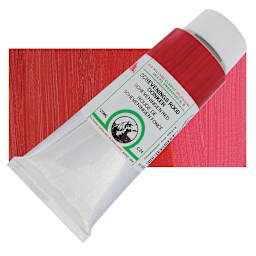 Old Holland Classic Oil Color - Scheveningen Red Deep, 125 ml tube and swatch