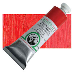 Old Holland Classic Oil Color - Scheveningen Red Medium, 40 ml tube and swatch