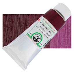 Old Holland Classic Oil Color - Scheveningen Violet, 125 ml tube and swatch