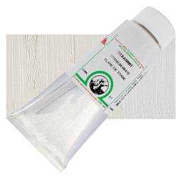 Old Holland Classic Oil Color - Titanium White, 125 ml tube and swatch