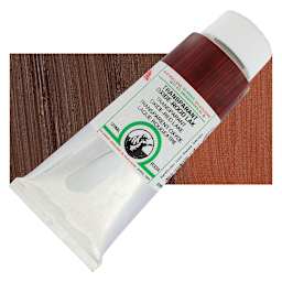 Old Holland Classic Oil Color - Transparent Oxide Red Lake, 125 ml tube and swatch