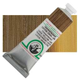 Old Holland Classic Oil Color - Transparent Oxide Yellow Lake, 40 ml tube and swatch