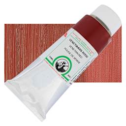 Old Holland Classic Oil Color - Venetian Red, 125 ml tube and swatch