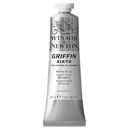 Winsor & Newton Griffin Alkyds - Mixing White, 37 ml tube