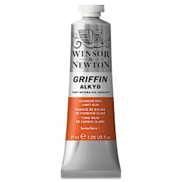 Winsor & Newton Griffin Alkyds - Cadmium Red Light Hue, 37 ml tube