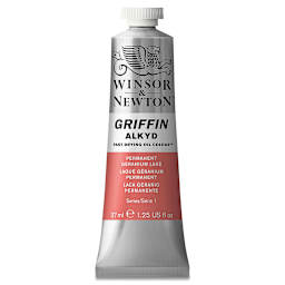 Winsor & Newton Griffin Alkyds - Permanent Geranium Lake, 37 ml tube