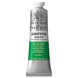 Winsor & Newton Griffin Alkyds - Phthalo Green Yellow Shade, 37 ml tube