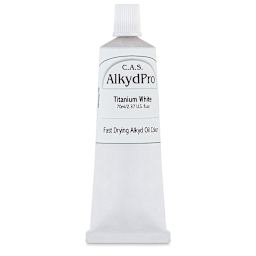 CAS AlkydPro Fast-Drying Alkyd Oil Color - Titanium White, 70 ml tube