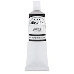 CAS AlkydPro Fast-Drying Alkyd Oil Color - Carbon Black, 70 ml tube