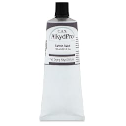 CAS AlkydPro Fast-Drying Alkyd Oil Color - Carbon Black, 120 ml tube