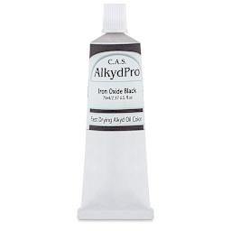 CAS AlkydPro Fast-Drying Alkyd Oil Color - Iron Oxide Black, 70 ml tube