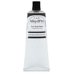 CAS AlkydPro Fast-Drying Alkyd Oil Color - Iron Oxide Black, 120 ml tube