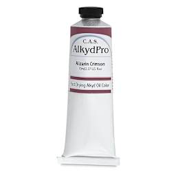 CAS AlkydPro Fast-Drying Alkyd Oil Color - Alizarin Crimson, 70 ml tube