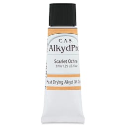 CAS AlkydPro Fast-Drying Alkyd Oil Color - Scarlet Ochre, 37 ml tube