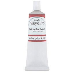 CAS AlkydPro Fast-Drying Alkyd Oil Color - Cadmium Red Medium, 70 ml tube