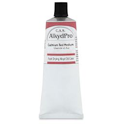 CAS AlkydPro Fast-Drying Alkyd Oil Color - Cadmium Red Medium, 120 ml tube