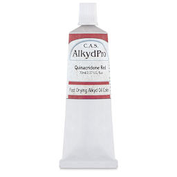 CAS AlkydPro Fast-Drying Alkyd Oil Color - Quinacridone Red, 70 ml tube