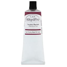 CAS AlkydPro Fast-Drying Alkyd Oil Color - Perylene Maroon, 120 ml tube