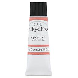 CAS AlkydPro Fast-Drying Alkyd Oil Color - Naphthol Red, 37 ml tube