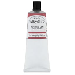CAS AlkydPro Fast-Drying Alkyd Oil Color - Pyrrol Red Light, 120 ml tube