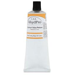 CAS AlkydPro Fast-Drying Alkyd Oil Color - Cadmium Yellow Medium, 120 ml tube