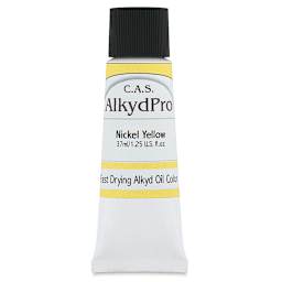 CAS AlkydPro Fast-Drying Alkyd Oil Color - Nickel Yellow, 37 ml tube
