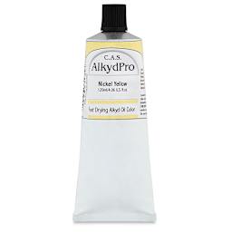 CAS AlkydPro Fast-Drying Alkyd Oil Color - Nickel Yellow, 120 ml tube