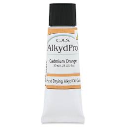 CAS AlkydPro Fast-Drying Alkyd Oil Color - Cadmium Orange, 37 ml tube
