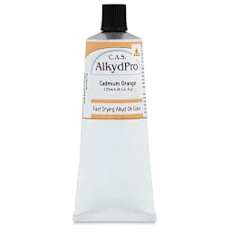 CAS AlkydPro Fast-Drying Alkyd Oil Color - Cadmium Orange, 120 ml tube