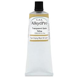 CAS AlkydPro Fast-Drying Alkyd Oil Color - Transparent Oxide Yellow, 120 ml tube