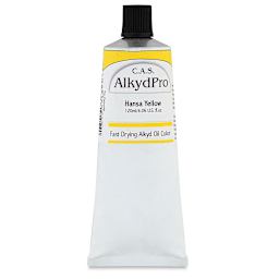 CAS AlkydPro Fast-Drying Alkyd Oil Color - Hansa Yellow, 120 ml tube
