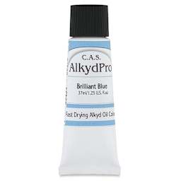 CAS AlkydPro Fast-Drying Alkyd Oil Color - Brilliant Blue, 37 ml tube