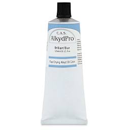 CAS AlkydPro Fast-Drying Alkyd Oil Color - Brilliant Blue, 120 ml tube