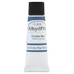 CAS AlkydPro Fast-Drying Alkyd Oil Color - Cerulean Blue, 37 ml tube