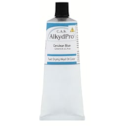 CAS AlkydPro Fast-Drying Alkyd Oil Color - Cerulean Blue, 120 ml tube