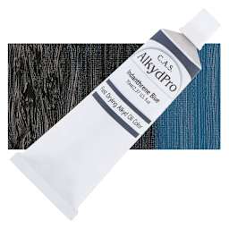 CAS AlkydPro Fast-Drying Alkyd Oil Color - Indanthrene Blue, 70 ml tube and swatch