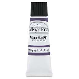 CAS AlkydPro Fast-Drying Alkyd Oil Color - Phthalo Blue Red Shade, 37 ml tube