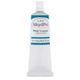 CAS AlkydPro Fast-Drying Alkyd Oil Color - Phthalo Turquoise, 70 ml tube