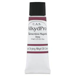 CAS AlkydPro Fast-Drying Alkyd Oil Color - Quinacridone Magenta Deep, 37 ml tube