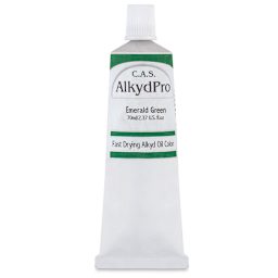 CAS AlkydPro Fast-Drying Alkyd Oil Color - Emerald Green, 70 ml tube