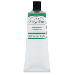 CAS AlkydPro Fast-Drying Alkyd Oil Color - Emerald Green, 120 ml tube