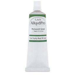 CAS AlkydPro Fast-Drying Alkyd Oil Color - Permanent Green, 70 ml tube