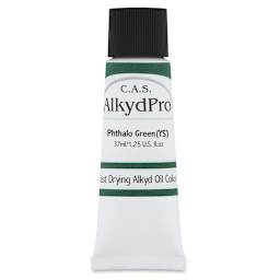CAS AlkydPro Fast-Drying Alkyd Oil Color - Phthalo Green Yellow Shade, 37 ml tube