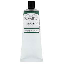 CAS AlkydPro Fast-Drying Alkyd Oil Color - Phthalo Green Yellow Shade, 120 ml tube