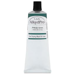 CAS AlkydPro Fast-Drying Alkyd Oil Color - Phthalo Green, 120 ml tube