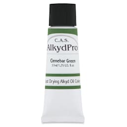 CAS AlkydPro Fast-Drying Alkyd Oil Color - Cinnebar Green, 37 ml tube