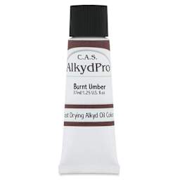 CAS AlkydPro Fast-Drying Alkyd Oil Color - Burnt Umber, 37 ml tube