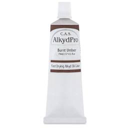 CAS AlkydPro Fast-Drying Alkyd Oil Color - Burnt Umber, 70 ml tube